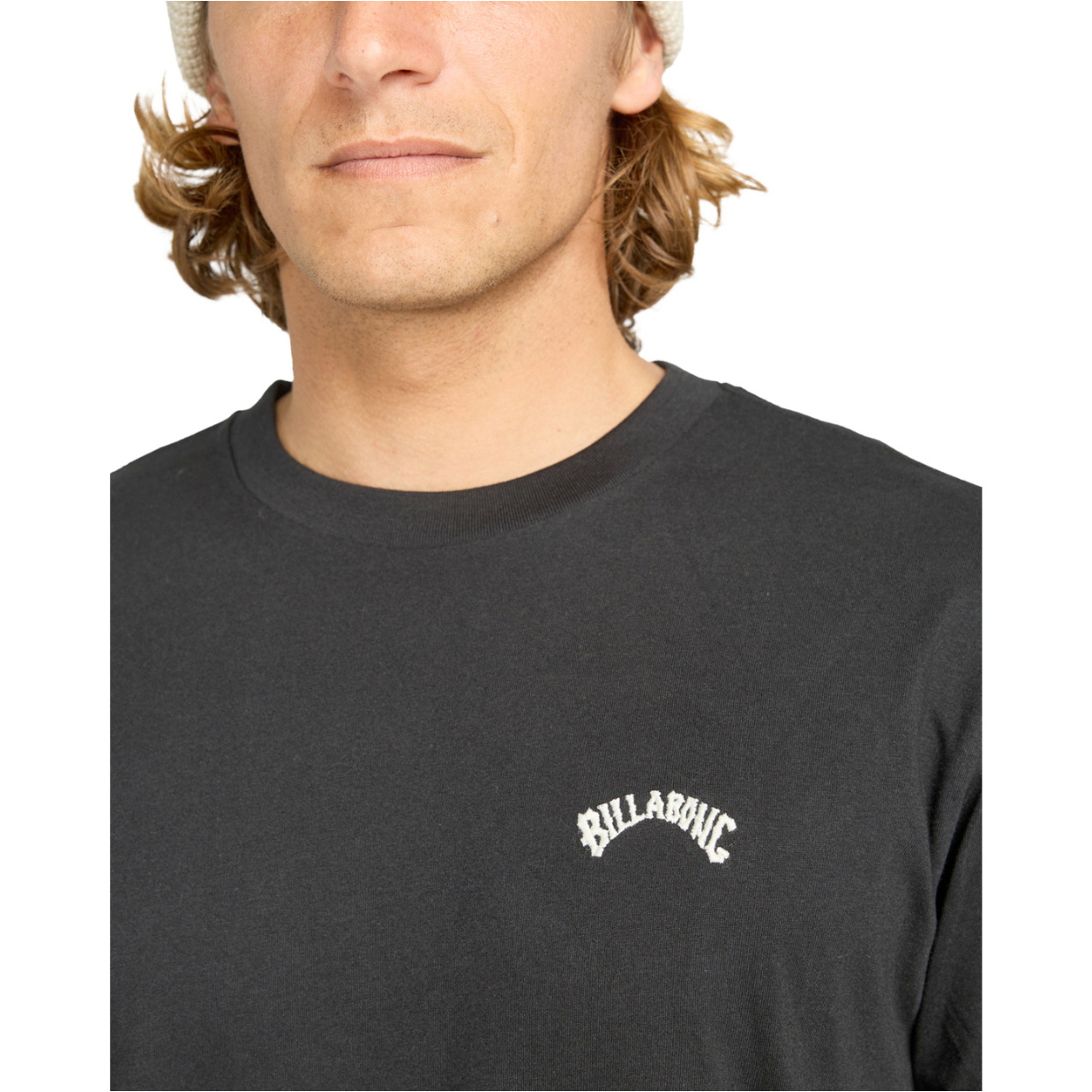 2026 Billabong Mens Arch Crew T-Shirt EBYKT00100 - Black